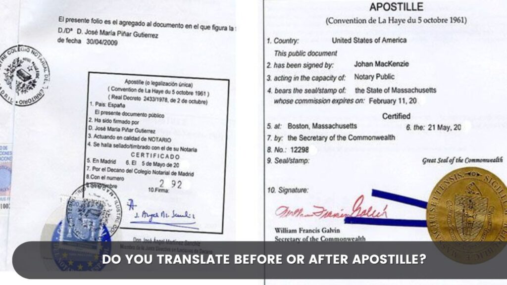 Do You Translate Before or After Apostille