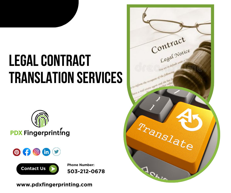 Legal Contract Translation Services