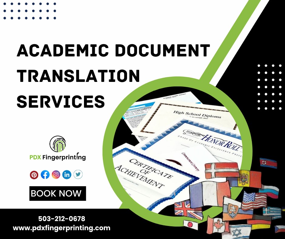 academic document translation services oregon