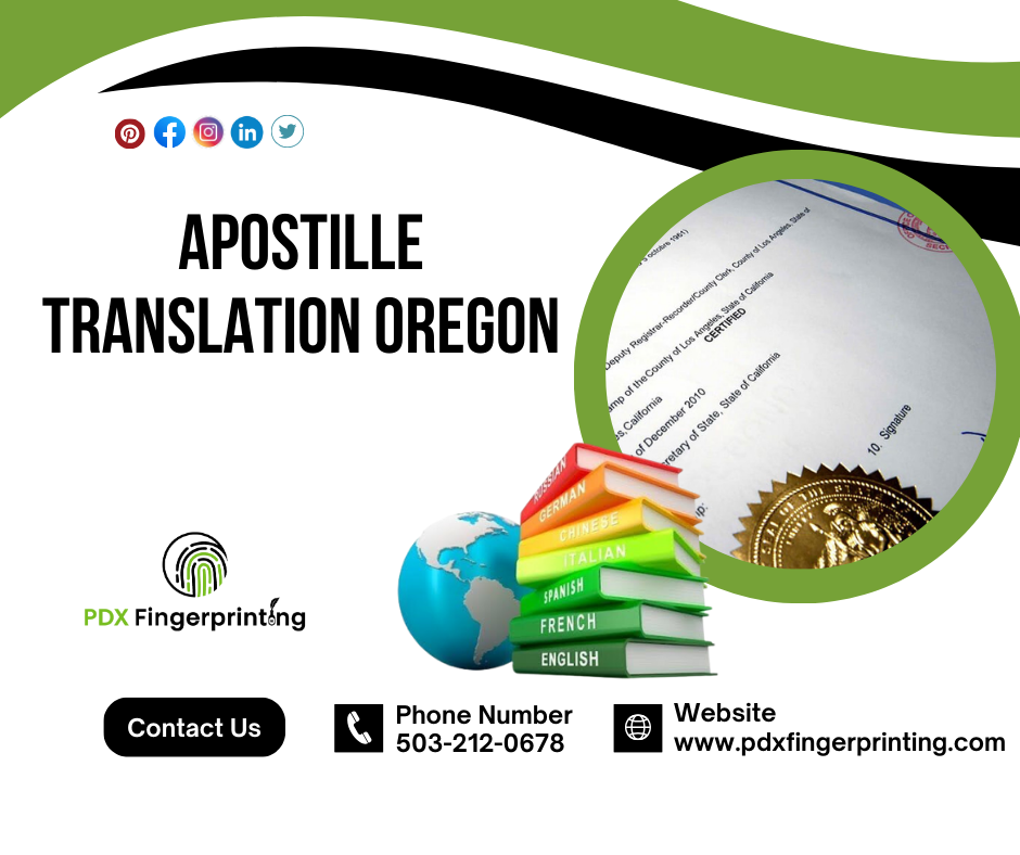 apostille translation oregon