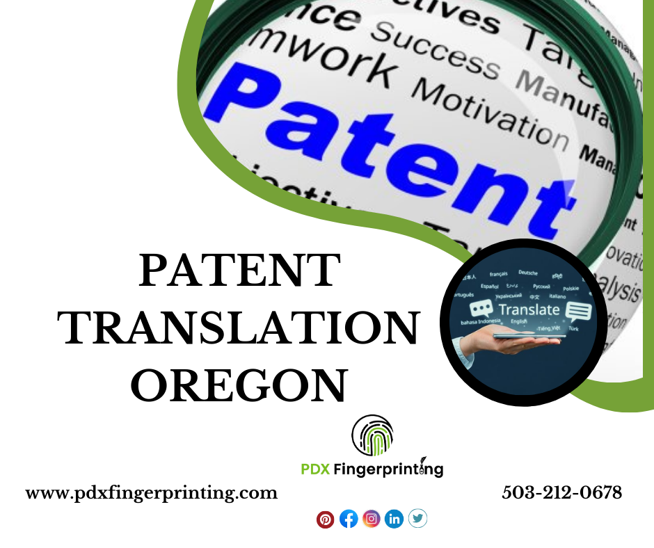 Patent Translation Services in Oregon