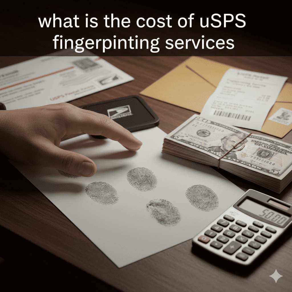 cost of USPS fingerprinting