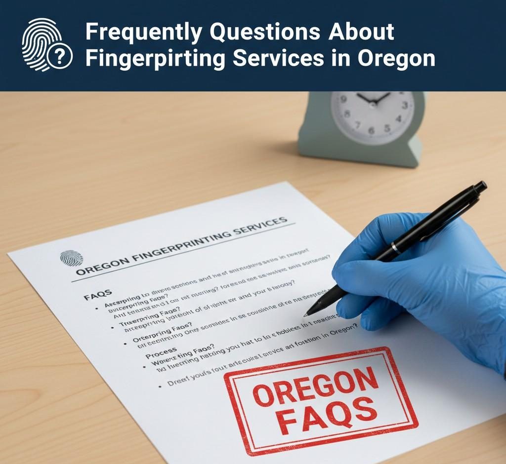 fingerprinting services in Oregon