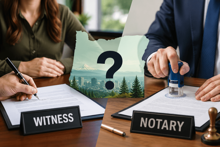 Oregon Notary and Witness: 5 Vital Facts to Know