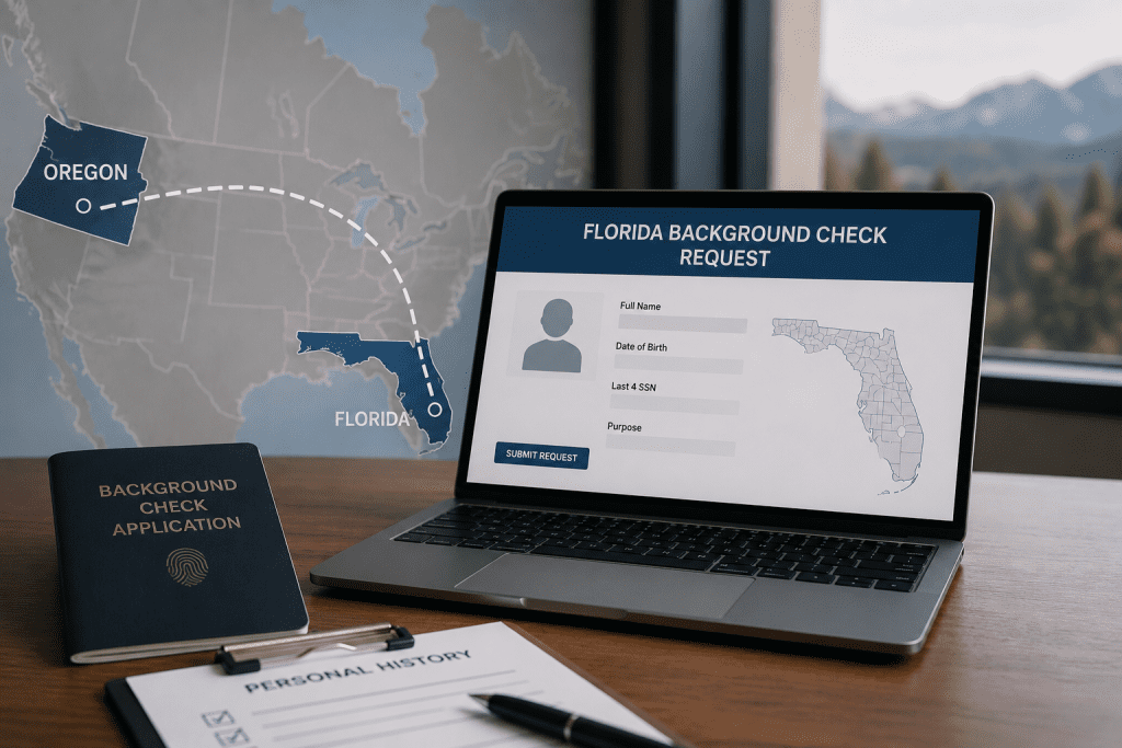 Can I Get a Florida Background Check While Living in Oregon?