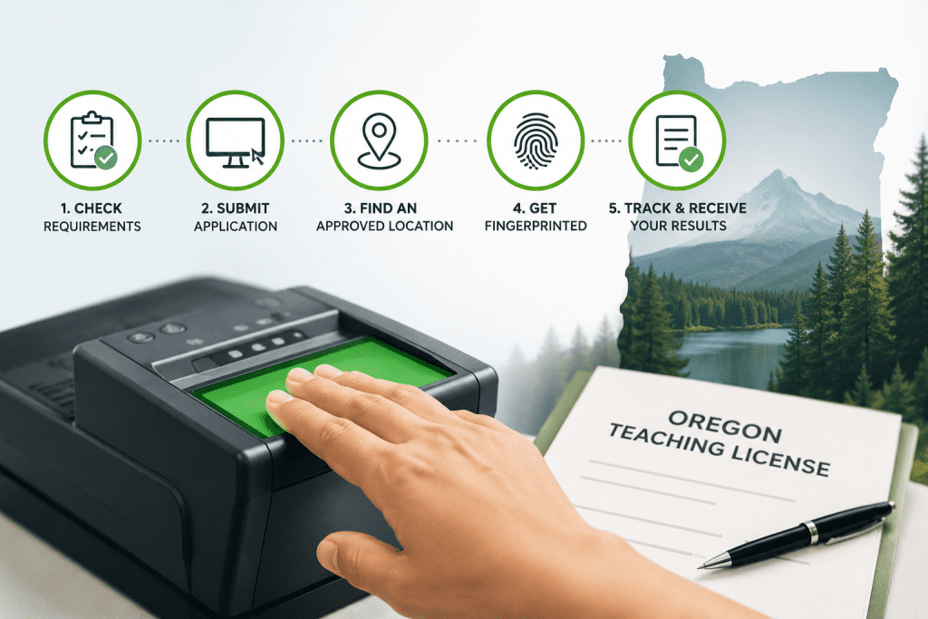 Oregon Teaching License Fingerprinting: 2026 Guide 1 Oregon teaching license fingerprinting