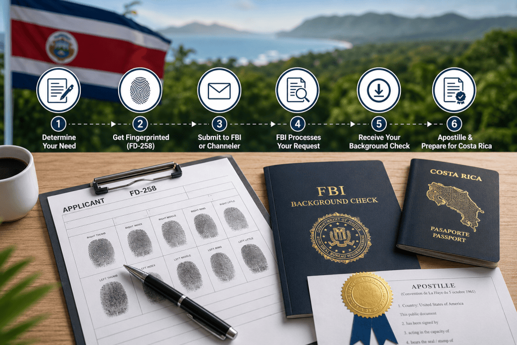 FBI background check for costa rica